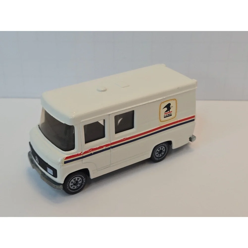 Siku 1911 Mercedes Benz L 406 D US Mail Van‎ Diecast White West Germany Vintage
